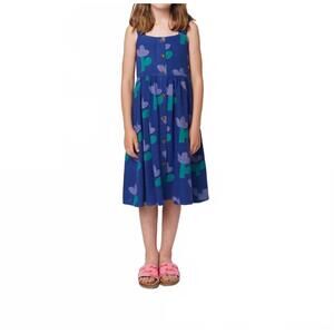 NEW BOBO CHOSES sea flower all over strap dress in blue